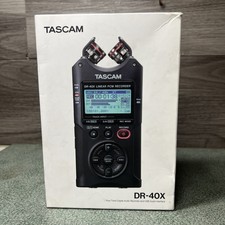 Usado, Gravador de áudio digital Tascam DR-40X quatro faixas e interface de áudio USB, preto comprar usado  Enviando para Brazil