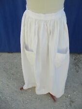 Tablier coton blanc d'occasion  France