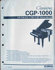 Folhas de diagrama de circuito geral originais para piano digital Yamaha CGP-1000 Clavinova. comprar usado  Enviando para Brazil