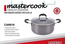 Mastercook Twarda anodowana ciężka zapiekanka Magazyn Gulasz Garnek do zupy Patelnia Bezpieczny piekarnik na sprzedaż  Wysyłka do Poland