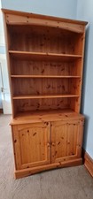 Tall bookcase pine for sale  LONDON