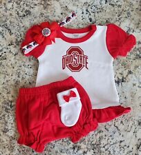 Roupas de bebê Buckeyes estado de Ohio Buckeyes presente de bebê presente de bebê estado de Ohio comprar usado  Enviando para Brazil