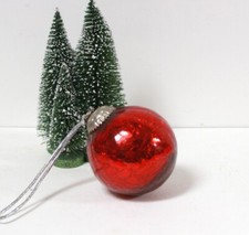 Boule noël rouge d'occasion  Laignes