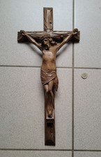 Ancien christ bois d'occasion  Pommerit-Jaudy