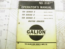 Galion 104c 118c for sale  Minerva