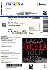 Biglietto concerto lazza usato  Stilo