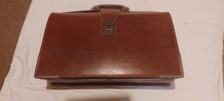 Vintage leather briefcase for sale  PAR