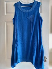 Lagenlook blue cotton for sale  BOLTON