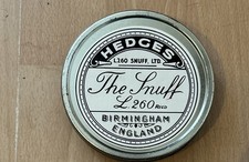 Hedges snuff tins for sale  WANTAGE