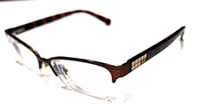 Óculos Armani Exchange AX1004 6016 marrom metal tartaruga meio aro 52-17 135 comprar usado  Enviando para Brazil