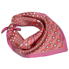 Lenço de seda Salvatore Ferragamo quadrado de seda amoreira logotipo Omega 46x46cm comprar usado  Enviando para Brazil