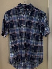 Camisa Ralph Lauren manga curta ajuste clássico SP xadrez multicolorido comprar usado  Enviando para Brazil
