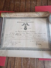 Diplôme medaille militaire d'occasion  Agde