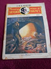 Revista polpa MEMORIAS ÍNTIMAS SHERLOCK HOLMES TESORO DEL NEGRERO ilustrada comprar usado  Enviando para Brazil