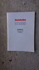 Autohelm st1000 manual for sale  CHICHESTER