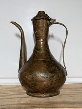 ANTIGA TUMBAK IBRIK EWER INCISA OTOMANA/TURCA DO ORIENTE MÉDIO * PLACA DE ESTANHO comprar usado  Enviando para Brazil