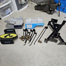 Lote de prateleiras e ganchos de parede ripas para loja de bicicletas, Shimano, Continental, + Mais comprar usado  Enviando para Brazil