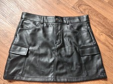 Lederimitat minirock schwarz gebraucht kaufen  Karlsruhe
