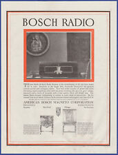 Antigo 1928 BOSCH Modelo 28 Tubo Rádio Efêmera 1920 Impressão Anúncio comprar usado  Enviando para Brazil