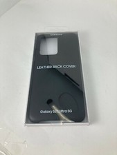 Capa traseira de couro genuíno para Samsung Galaxy S20 Ultra 5G preta comprar usado  Enviando para Brazil