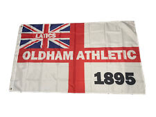 Oldham Athletic FC Bandeira 5 pés por 3 pés - Camisa cachecol emblema pôster adesivos impressão comprar usado  Enviando para Brazil