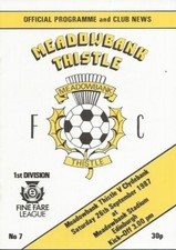 Meadowbank thistle clydebank for sale  DUNBAR