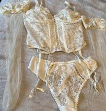 Bnwot ivory corsete for sale  ST. NEOTS