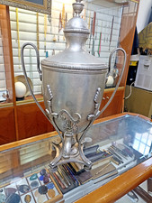 Urna de chá regência banhada a prata Império Samovar georgiano troféu de café irlandês comprar usado  Enviando para Brazil
