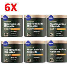 6x NAD + Suplemento para Antienvelhecimento, Foco Energético Ribosídeo de Nicotinamida Resveratrol comprar usado  Enviando para Brazil