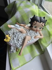 Cerâmica vintage Betty Boop banho de bolha música. 1997 SPLISH SPLASH!! comprar usado  Enviando para Brazil
