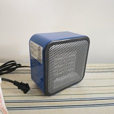 Mini aquecedor pessoal de cerâmica 500 watts espaço pequeno azul comprar usado  Enviando para Brazil