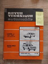 Revue technique matra d'occasion  Avignon