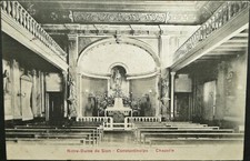 POs italianos em Constantinople 28 nov 1908? CARTÃO POSTAL DE NOTRE DAME ENVIADO PARA PARIS comprar usado  Enviando para Brazil