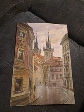 Ancien tableau aquarelle d'occasion  Thise