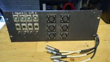 Amplificador de áudio rack painel traseiro - 4 entradas e saídas XLR, 6 saídas de alto-falante EP-6 comprar usado  Enviando para Brazil