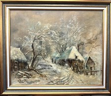 Tableau huile toile d'occasion  Toulon-