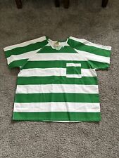 Camisa uniforme prisão autêntica Charm-Tex 3XL listras verdes e brancas nova sem etiquetas comprar usado  Enviando para Brazil