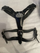 Genuine black leather for sale  BIRMINGHAM