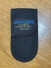 Bainha de faca de bolso Gerber Gator EUA bainha de náilon laço de cinto apenas limpa comprar usado  Enviando para Brazil