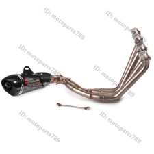 Sistema de exaustão modificado na frente do cabeçalho Pipe Silenciadores Para Honda CBR650F/R CB650F/R comprar usado  Enviando para Brazil