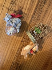 Usado, MISCHIEVOUS GATINHOS Hallmark Ornamento 2000 2001 SEM CAIXAS Gaiola de Pássaro Bola de Hamster comprar usado  Enviando para Brazil