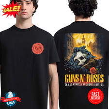 Usado, Camiseta Guns N Roses London UK 2025 Tour Event no Estádio de Wembley em 26 de junho comprar usado  Enviando para Brazil