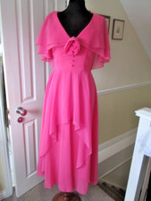 Vintage pink maxi for sale  TWICKENHAM