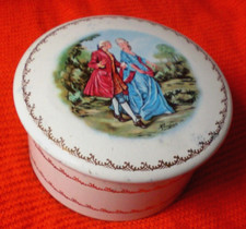 Ancienne bonbonnière ronde d'occasion  France