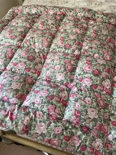 Vintage eiderdown floral for sale  MARTOCK