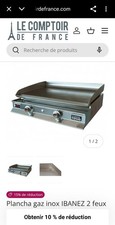 Plancha gaz inox d'occasion  Amiens-