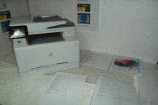 Impressora HP LaserJet M283fdw All-in-One Duplex Impressão Sem Fio Cópia Fax 2.7" Touch comprar usado  Enviando para Brazil