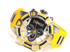 INVICTA NFL masculino 52mm aço inoxidável prata + amarelo + mostrador verde VD57 comprar usado  Enviando para Brazil