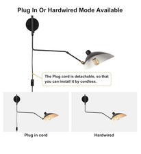 Swing arm sconce for sale  Glassport