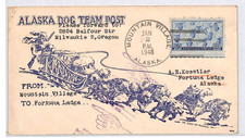 Capa polar EUA ALASKA DOG TEAM POST Mountain Village 1946 Fortuna Ledge XU287, usado comprar usado  Enviando para Brazil